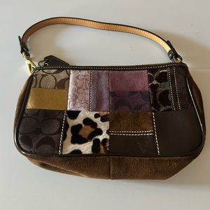 Coach multi color small bag